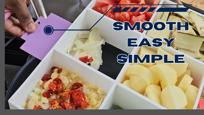 Cook Buddy – Multi‑Compartment Prep Organizer