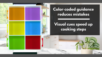 Cook Buddy – Multi‑Compartment Prep Organizer